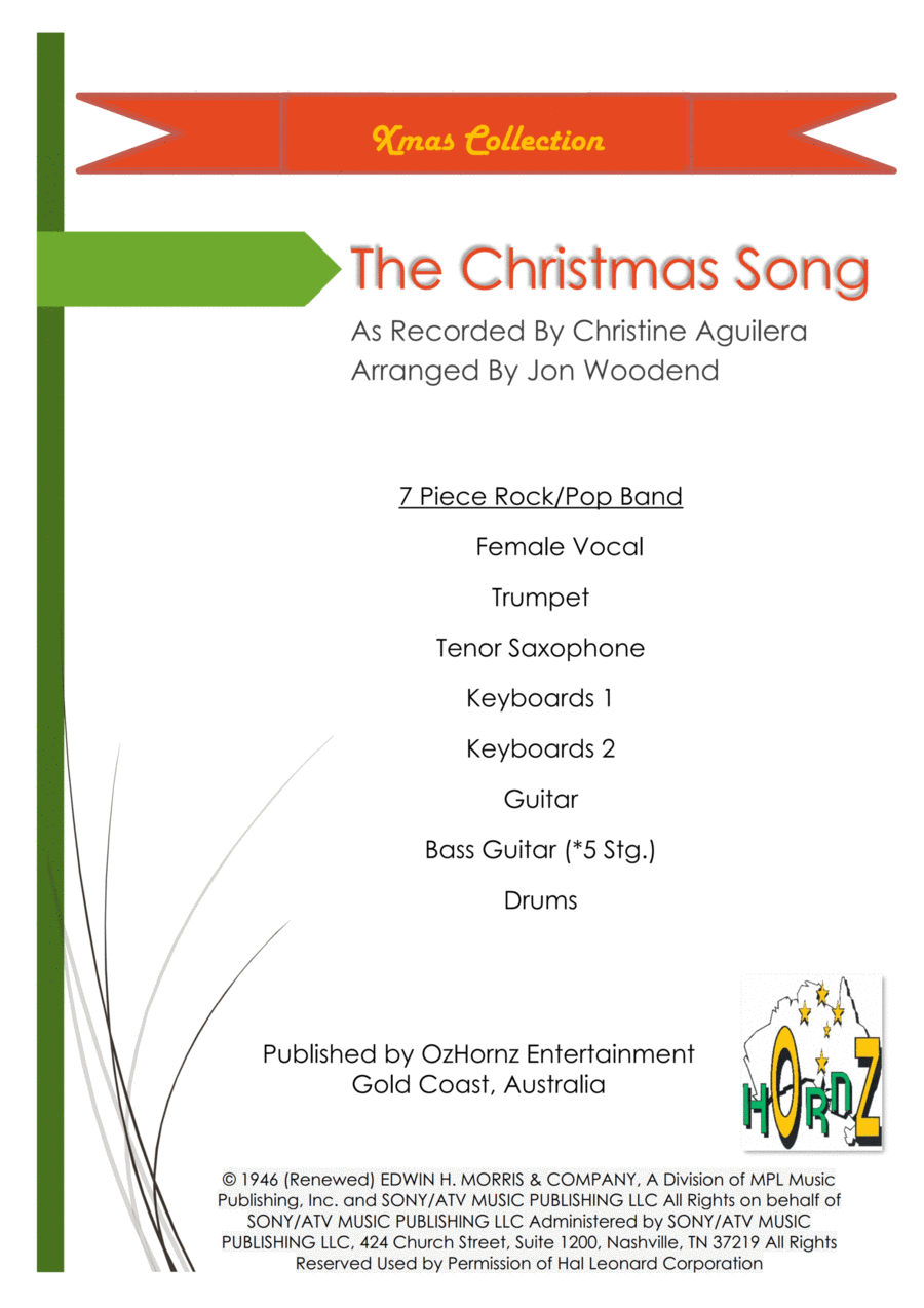 The Christmas Song (Chestnuts Roasting On An Open Fire) Small Ensemble scores gallery preview page 1