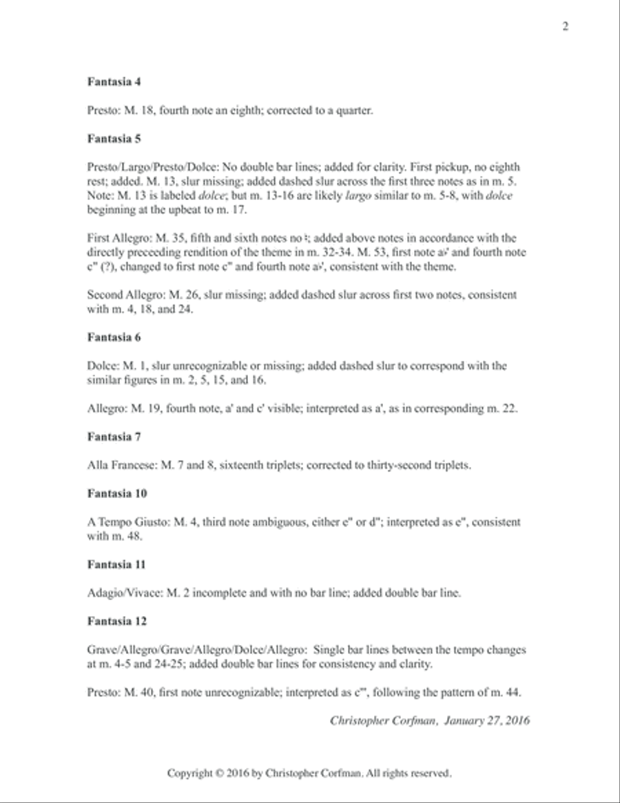 12 Fantasies Chamber Music scores gallery preview page 5