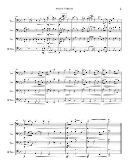 Nimrod - Trombone Quartet image number null