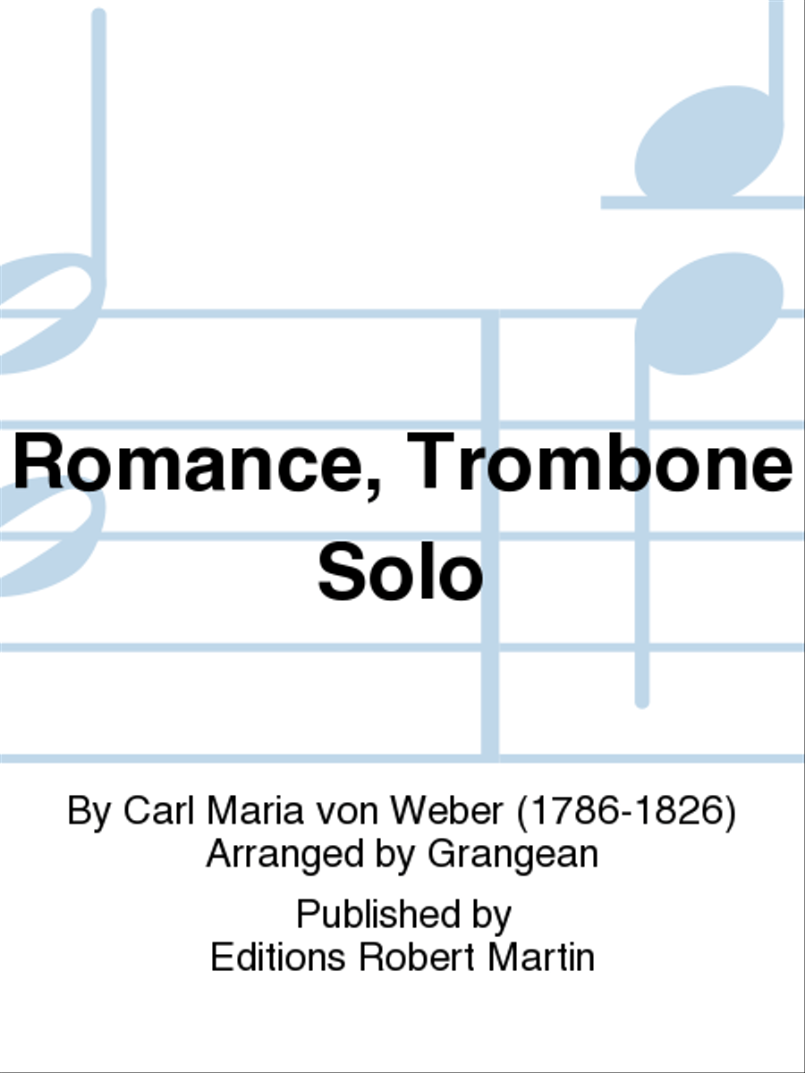 Romance, Trombone Solo Concert Band scores gallery preview page 1