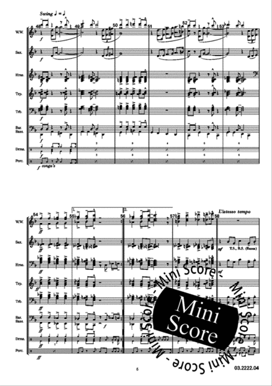 Rock and Go Concert Band scores gallery preview page 24