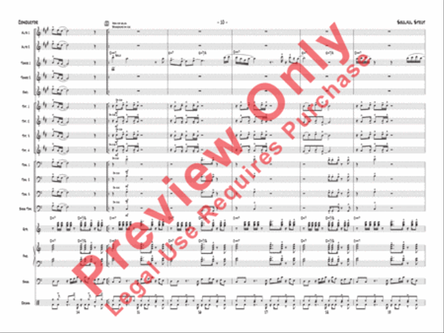 Soulful Strut Jazz Ensemble scores gallery preview page 11