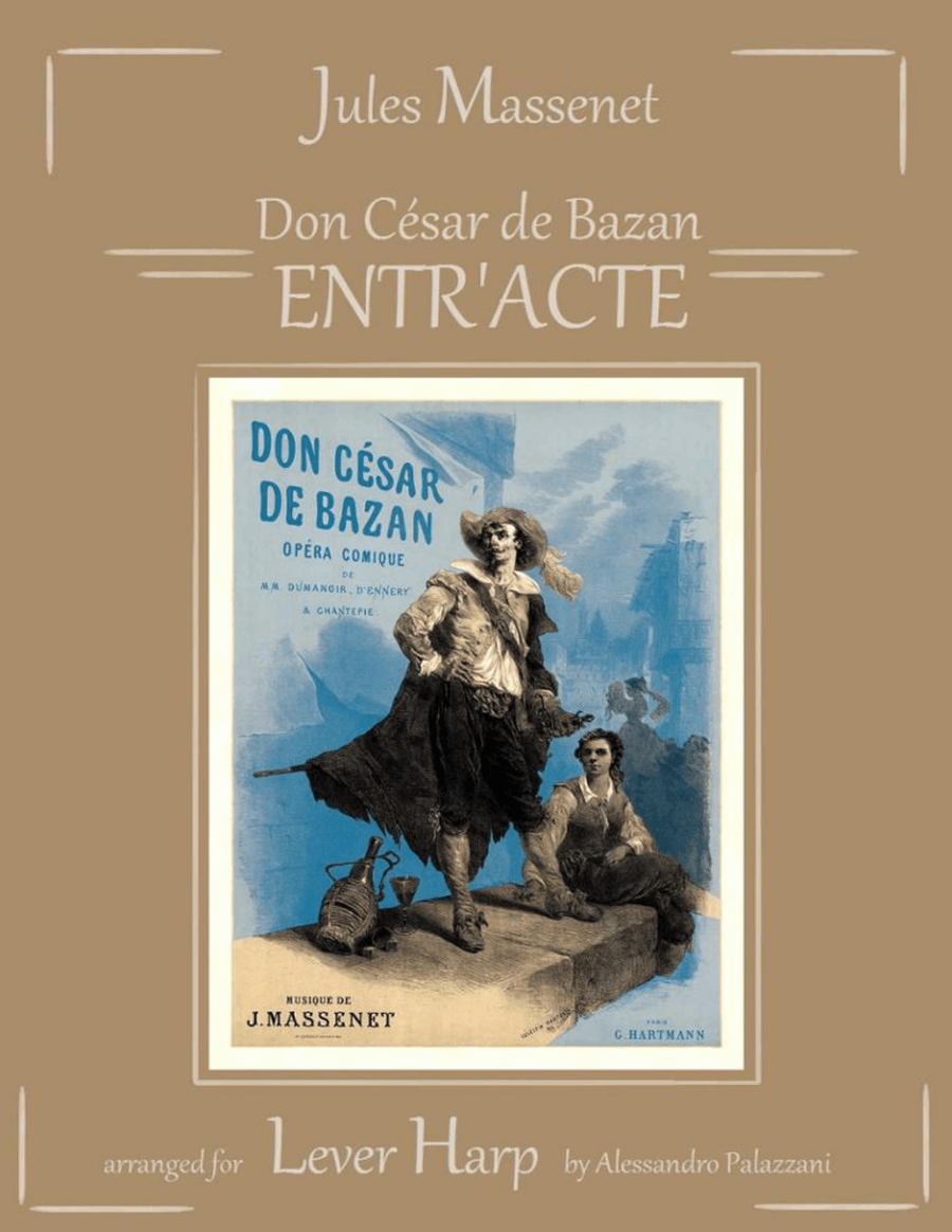 Don Cesar de Bazan: Entr'acte - for Lever Harp Celtic Harp scores gallery preview page 1