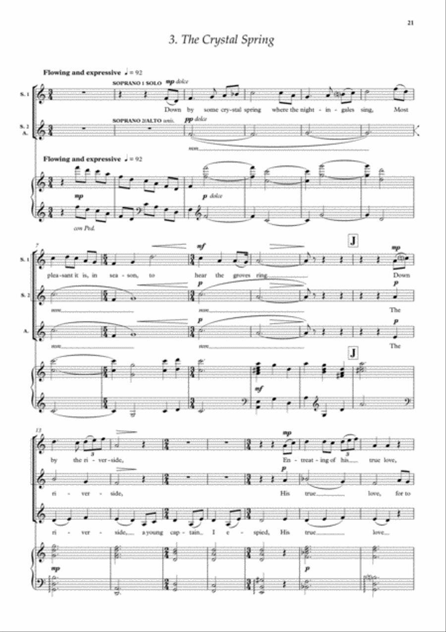 A Fancy of Folksongs A Fancy of Folksongs 4-Part scores gallery preview page 15