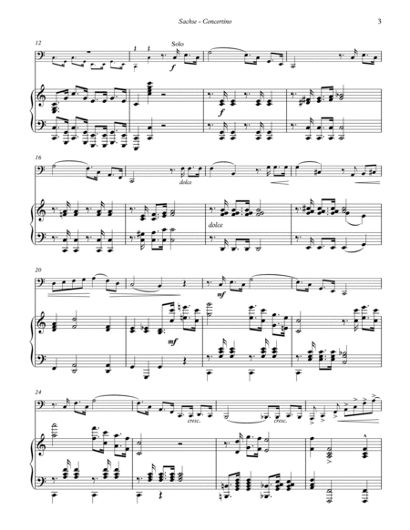 Concertino for Tuba or Piano image number null