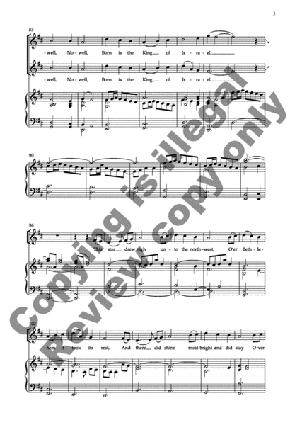 The First Nowell from Enchanted Carols (Choral Score)