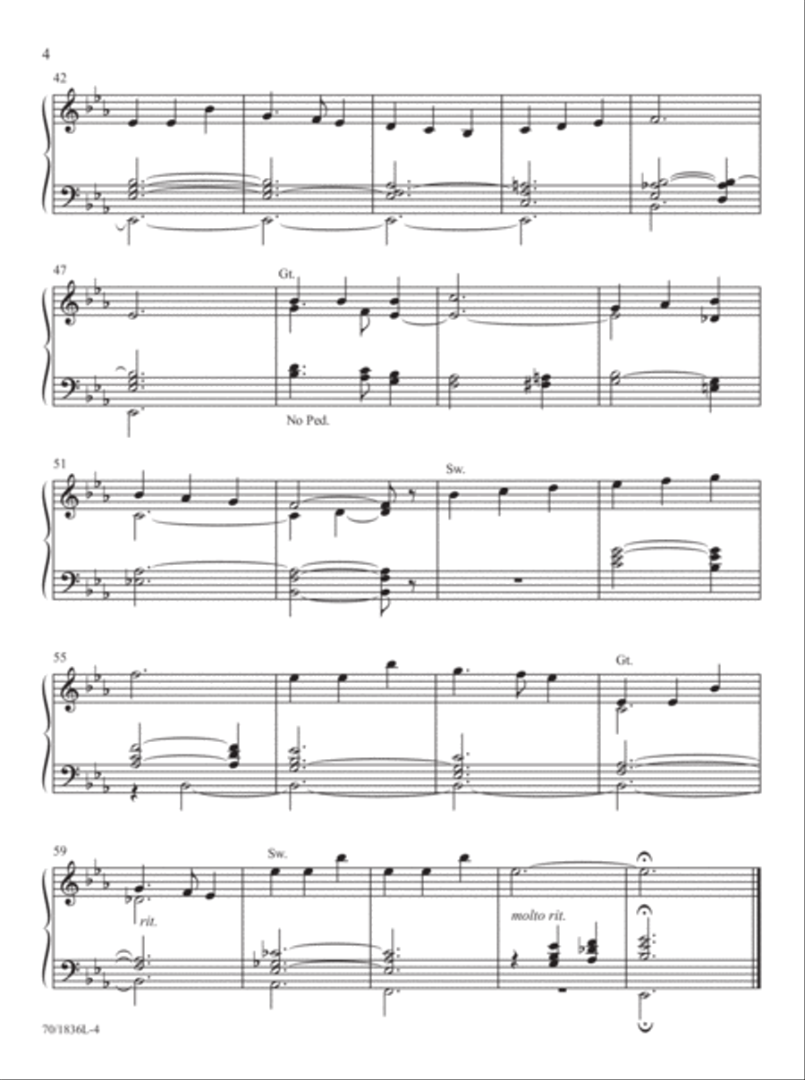 Easy Organ Library, Vol. 54 Organ scores gallery preview page 4
