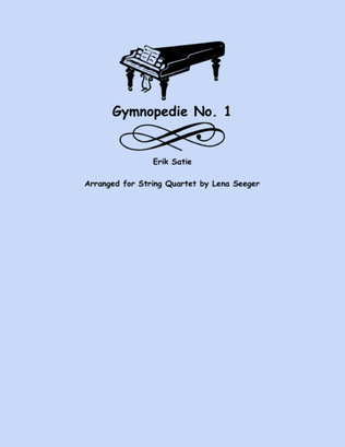 Book cover for Gymnopedie No. 1 (three violins and cello)