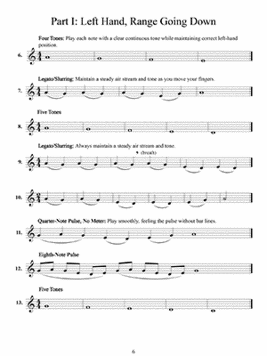 Tone and Technique Studies for the Novice Clarinetist