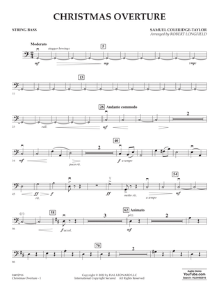 Christmas Overture (arr. Robert Longfield) - Bass