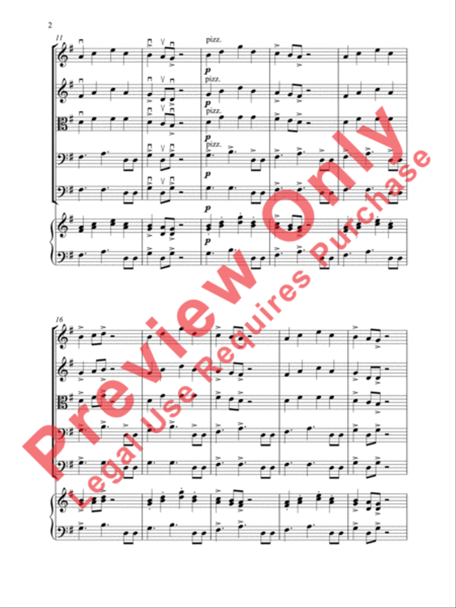 Chilli Salsa String Orchestra scores gallery preview page 4