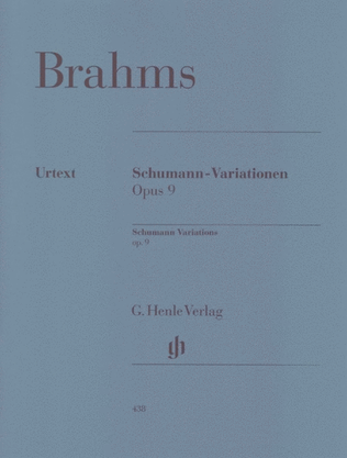 Book cover for Schumann Variations Op 9