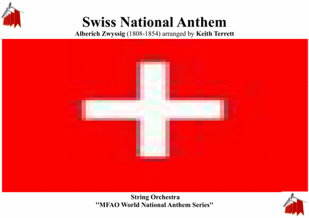 Swiss National Anthem for String Orchestra (MFAO World national Anthem Series) image number null