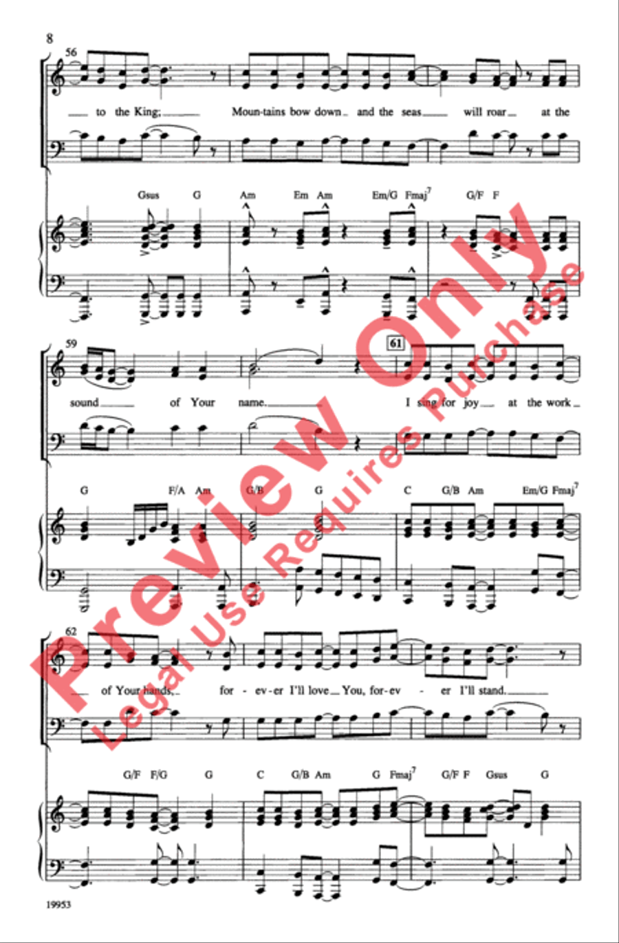 Shout to the Lord 3-Part scores gallery preview page 8