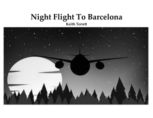 Book cover for Night Flight to Barcelona for Trombone Quartet