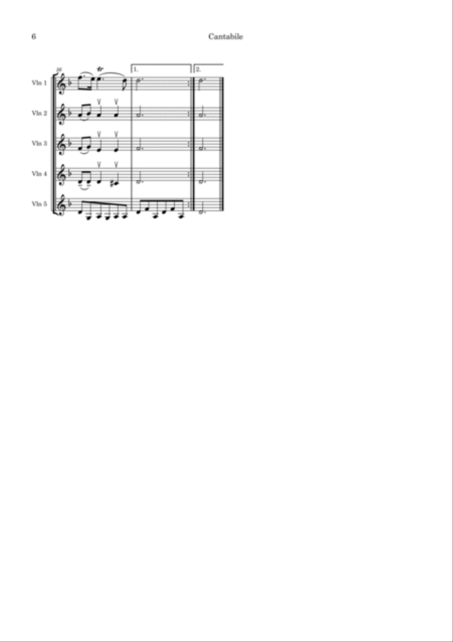 Sonatina No. 6 Sonatina No. 6 Small Ensemble scores gallery preview page 6