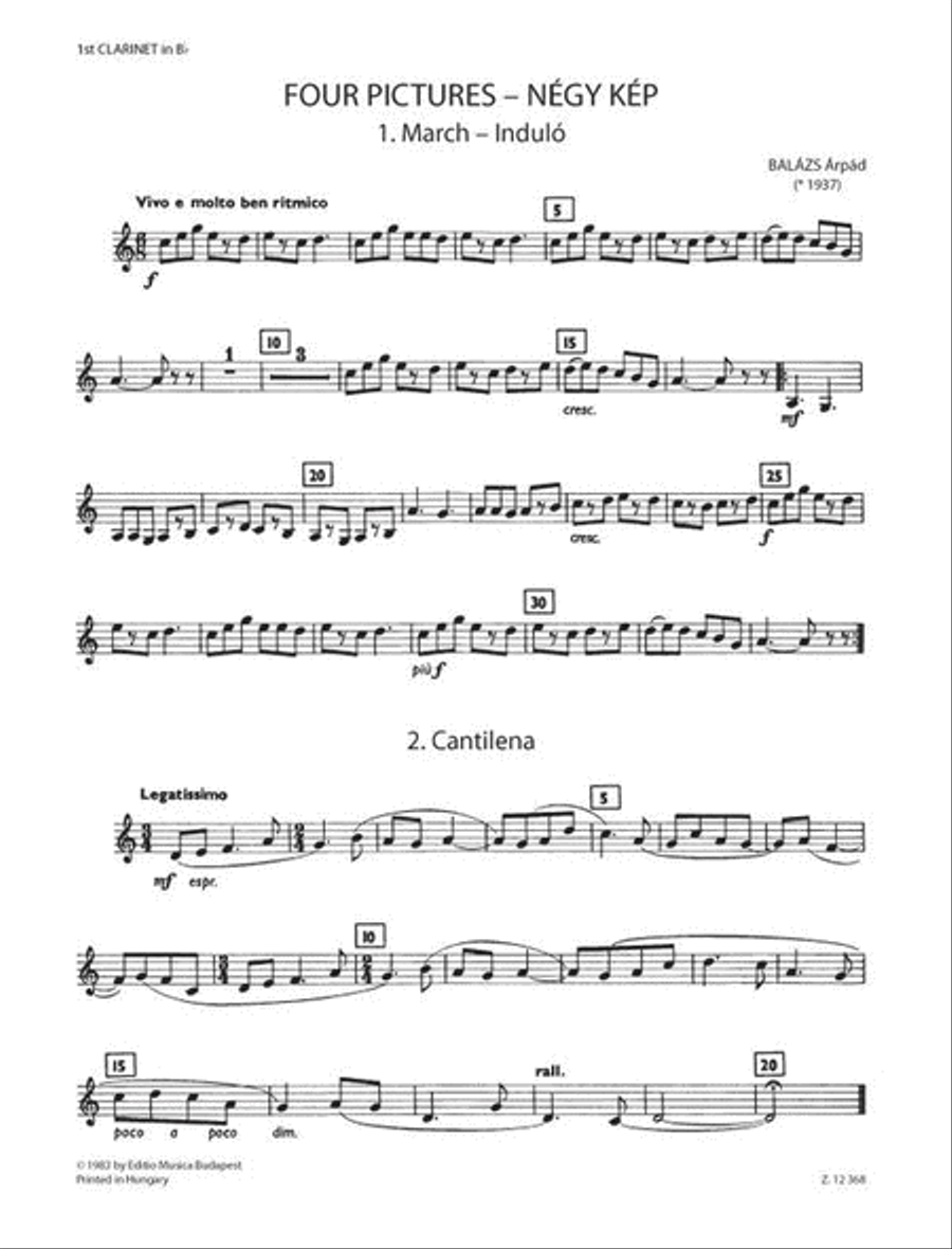Four Pictures Four Pictures Concert Band scores gallery preview page 3