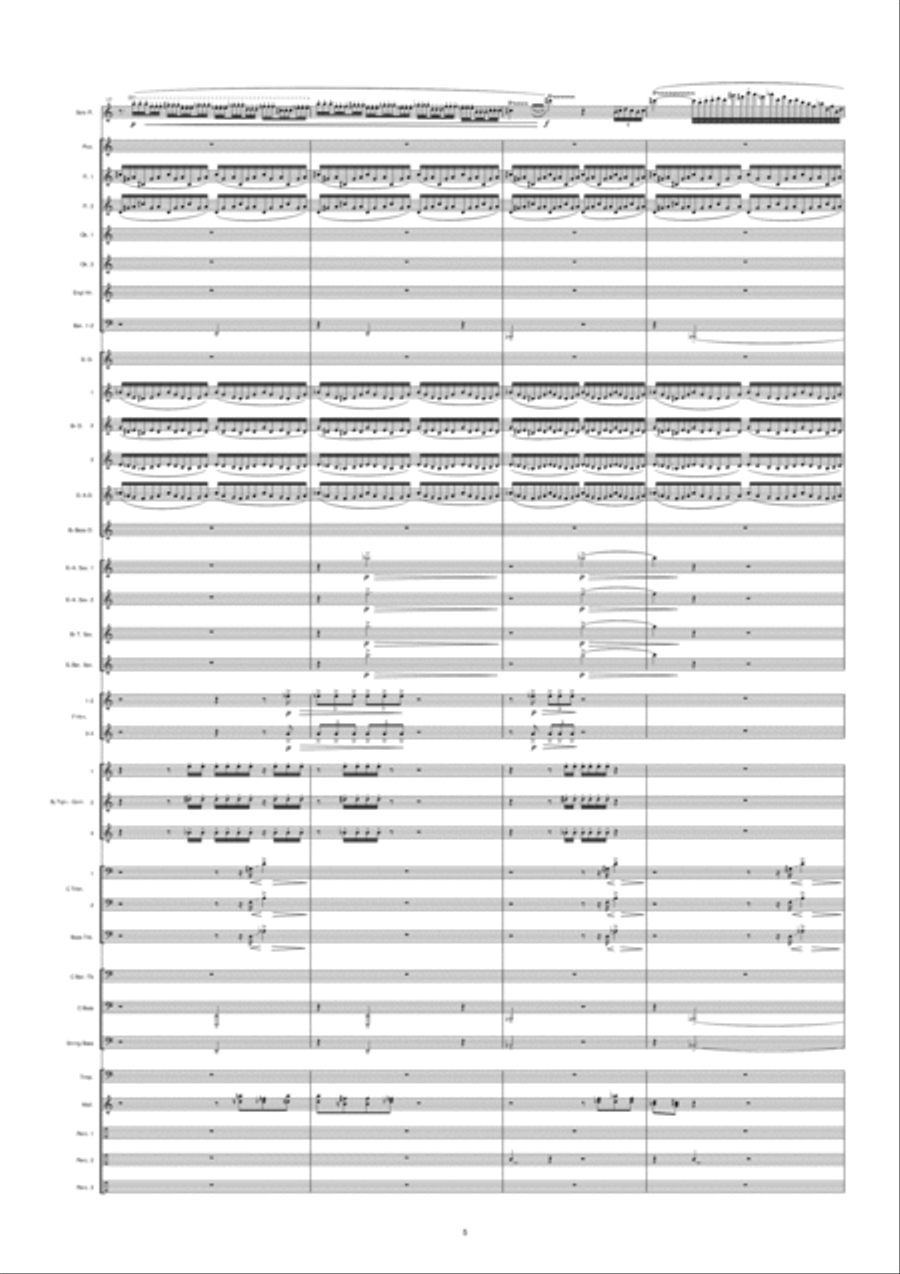 Night In Venice Concert Band scores gallery preview page 6