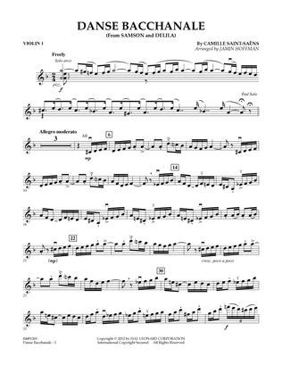 Danse Bacchanale (from Samson And Delila) - Violin 1