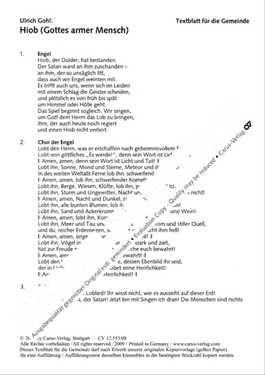 Hiob Hiob Children's Choir scores gallery preview page 3