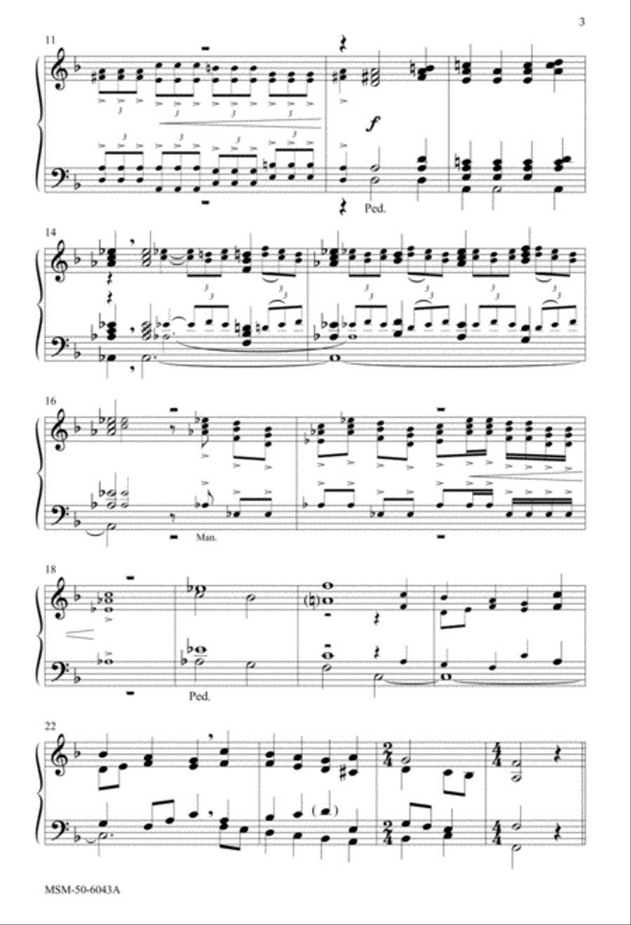Now Thank We All Our God Now Thank We All Our God 4-Part scores gallery preview page 3