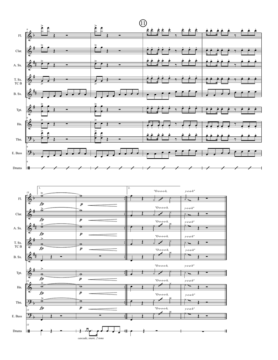 Last Night Jazz Ensemble scores gallery preview page 2