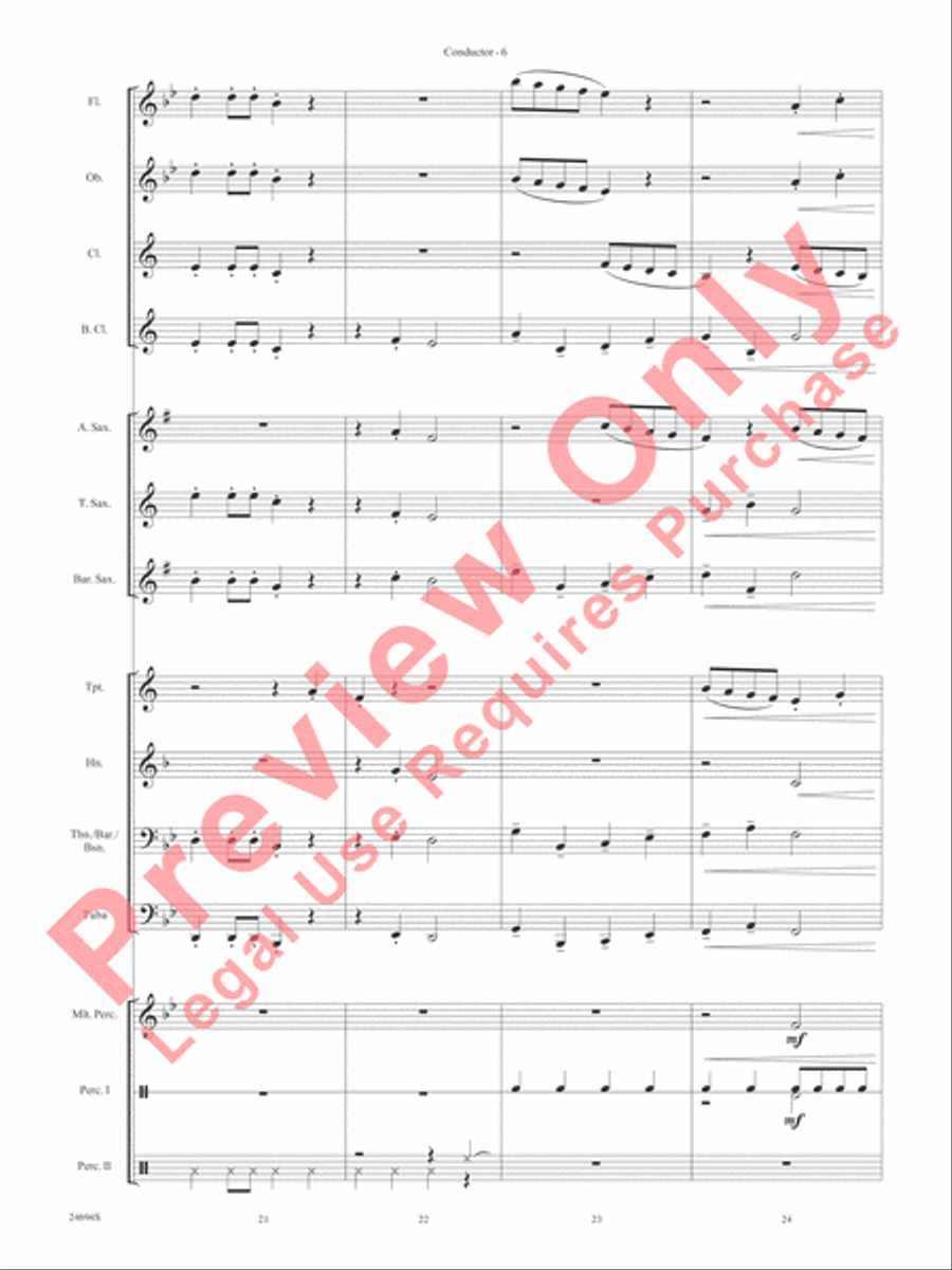 The Nutcracker March Concert Band scores gallery preview page 9