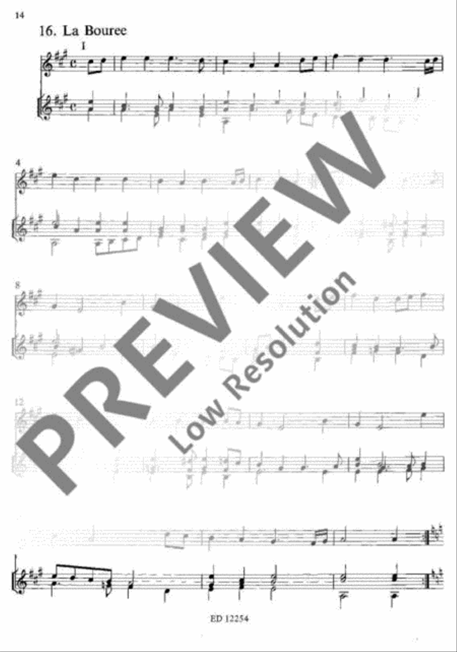17 Dances Soprano Recorder scores gallery preview page 15