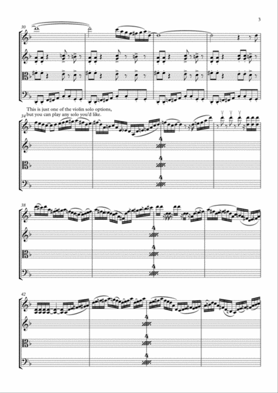 Ghostbusters String Quartet scores gallery preview page 4