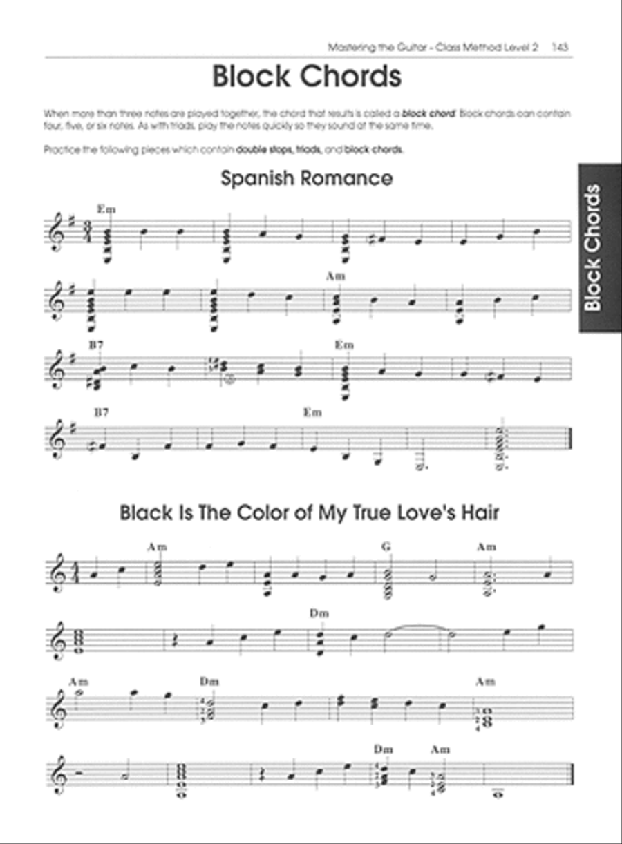 Mastering the Guitar Class Method Level 2 Mastering the Guitar Class Method Level 2 Lute scores gallery preview page 2