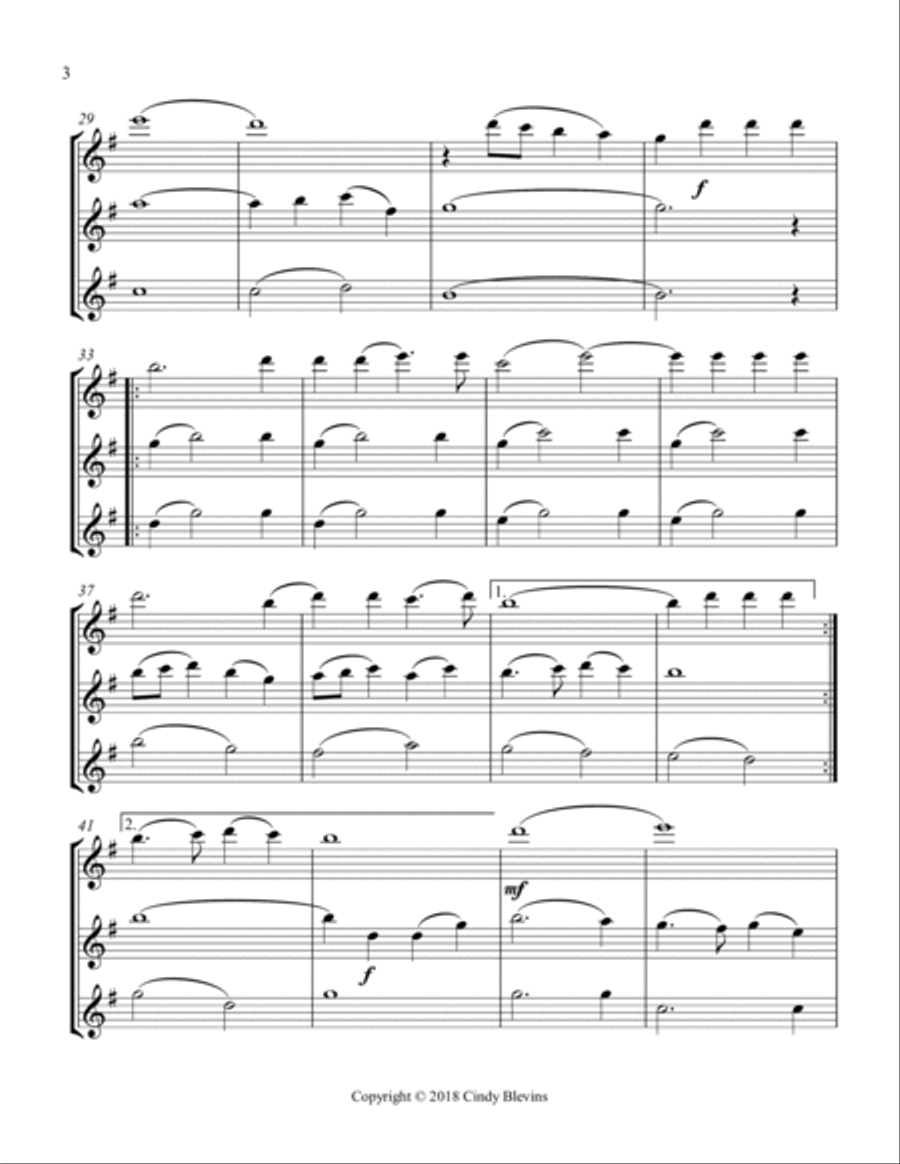How Great Thou Art, for Flute Trio How Great Thou Art, for Flute Trio Flute Trio scores gallery preview page 4