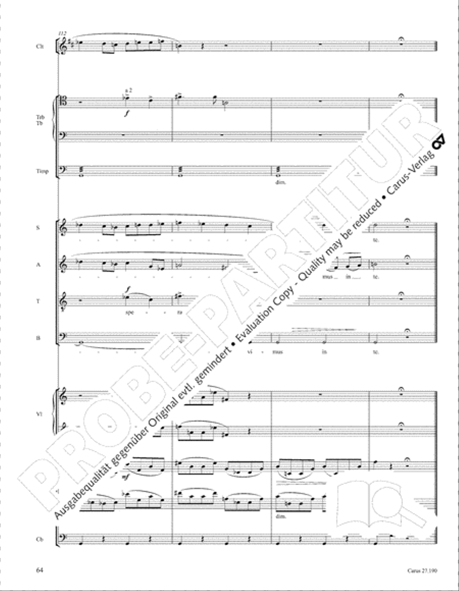 Te Deum 4-Part scores gallery preview page 71