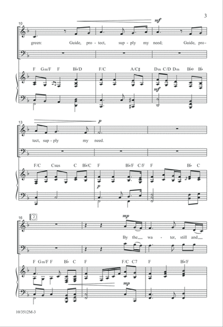 Shepherd Psalm 4-Part scores gallery preview page 4