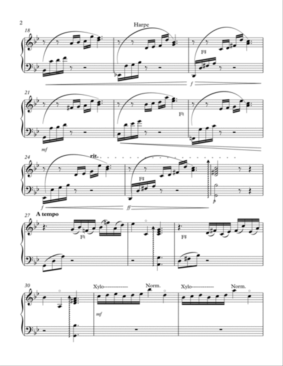 LA SUITE DE LA TABLE D'HÔTE String Duet scores gallery preview page 2