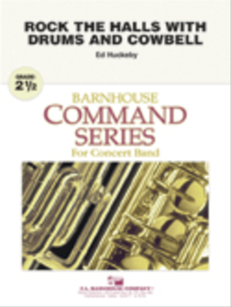 Rock The Halls With Drums And Cowbell Concert Band scores gallery preview page 1
