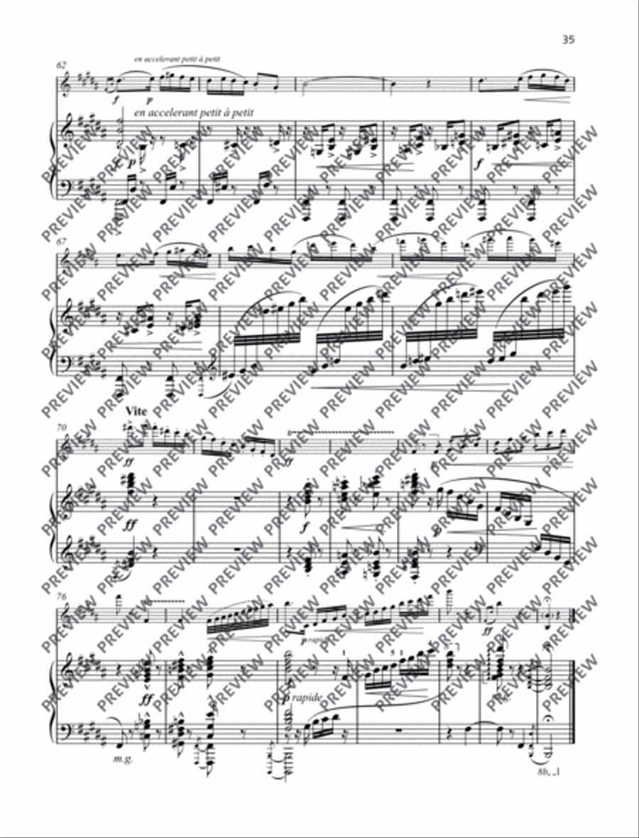 Introduction – Cortège Introduction – Cortège Flute Solo scores gallery preview page 8