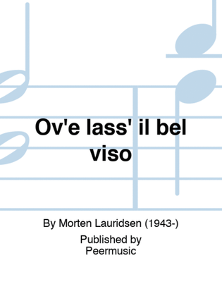 Book cover for Ov'è lass' il bel viso