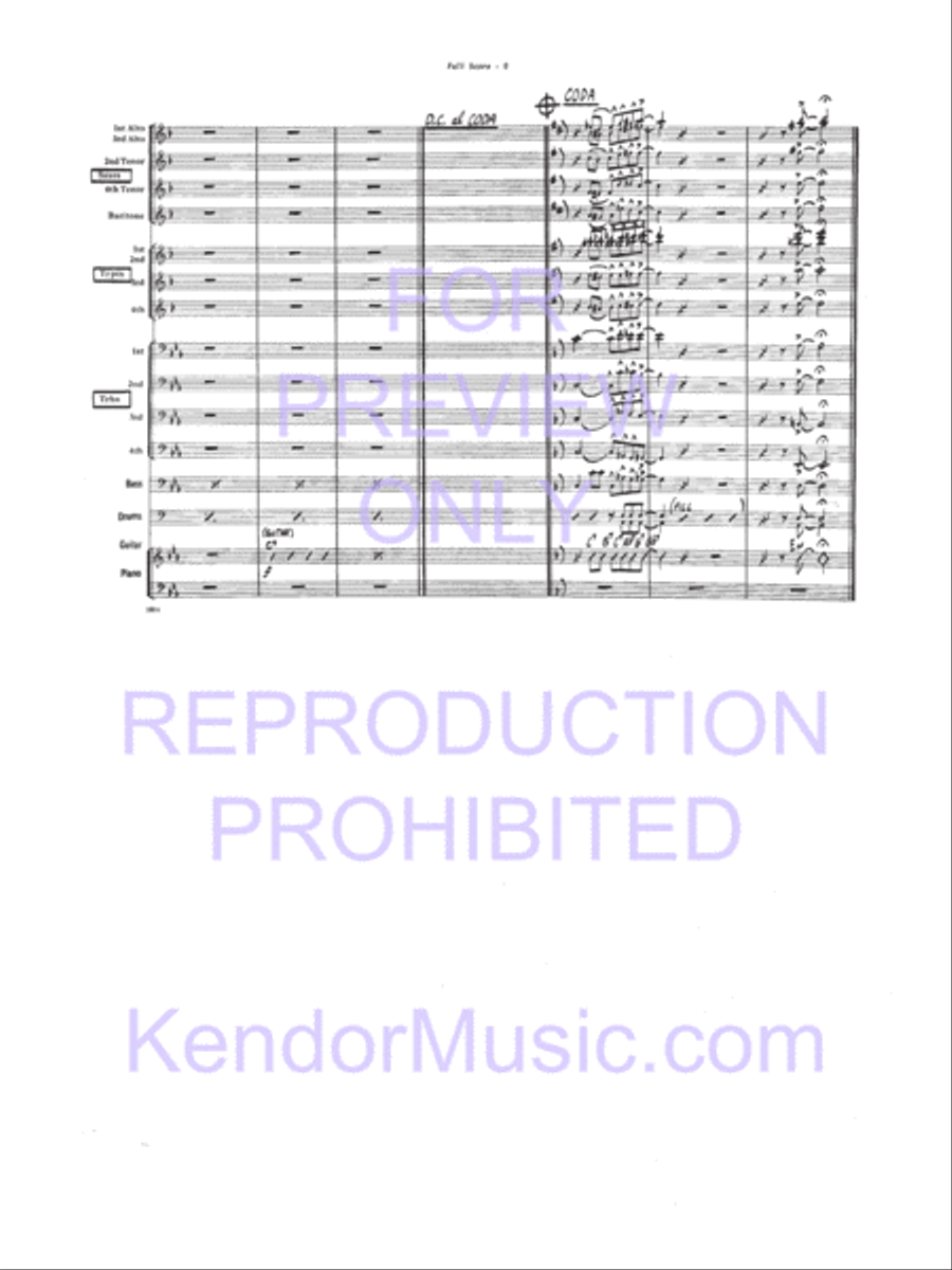 Central Park North Jazz Ensemble scores gallery preview page 10