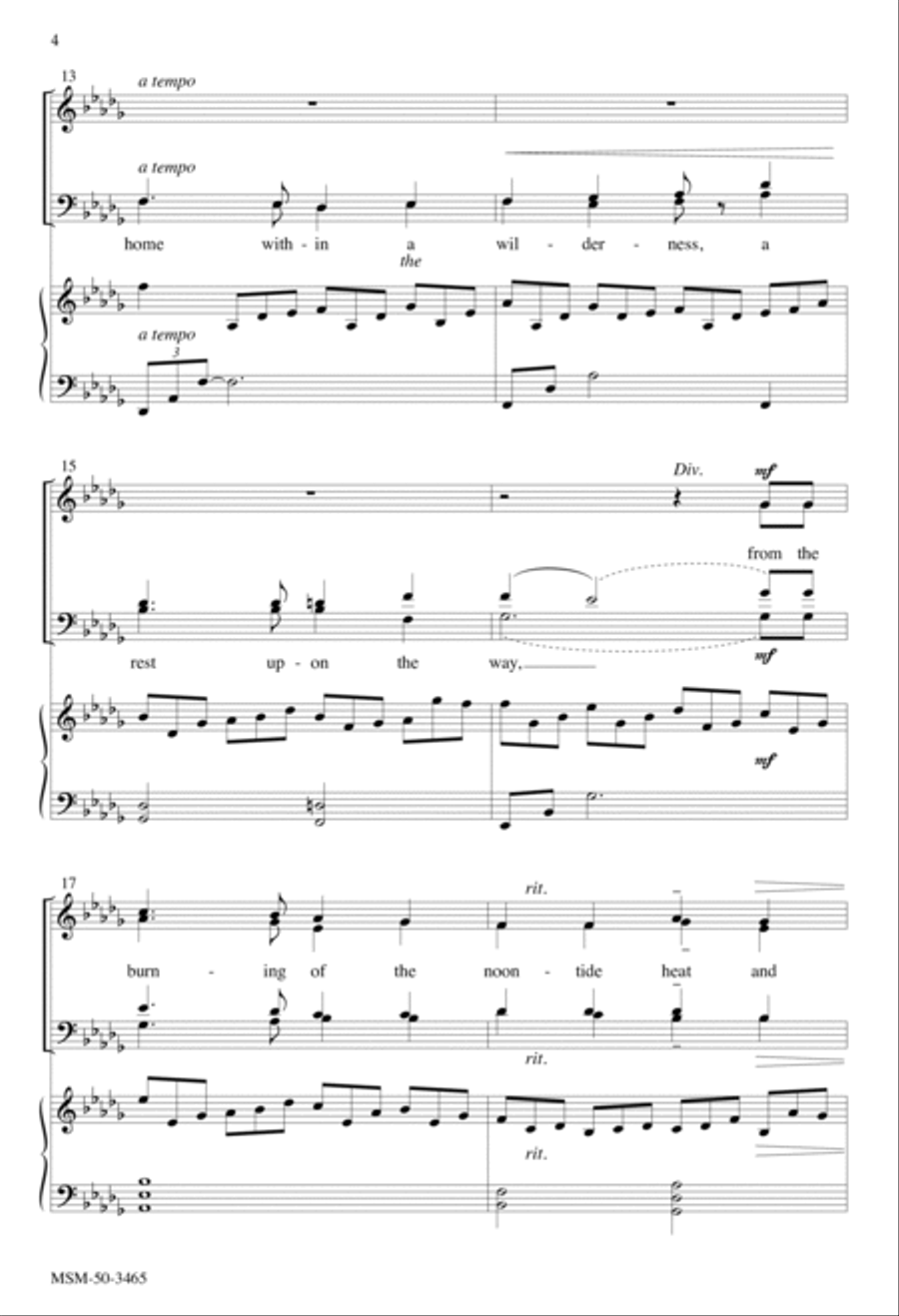 Beneath the Cross of Jesus 4-Part scores gallery preview page 4