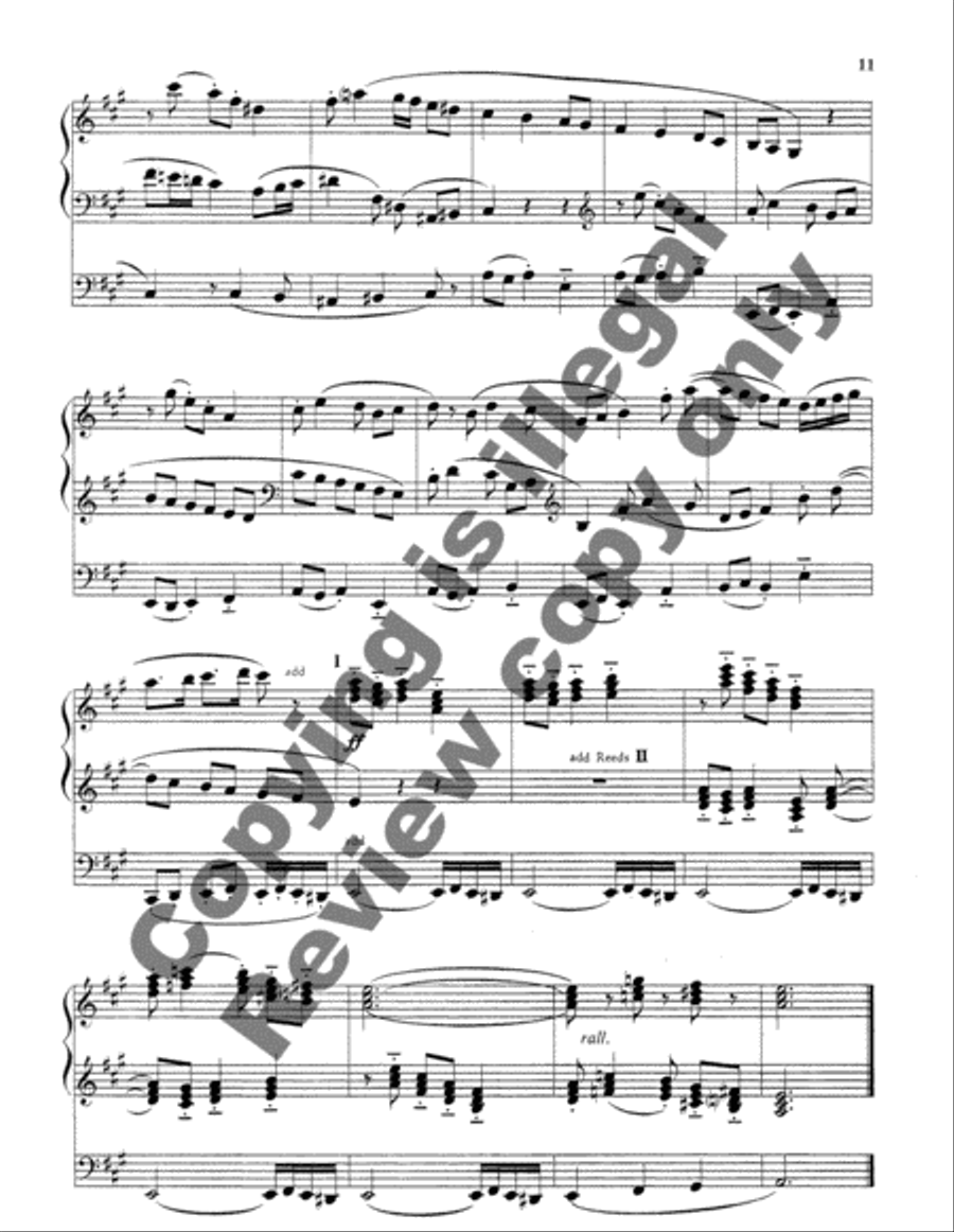 Fantasie, Aria and Fugue Organ scores gallery preview page 10