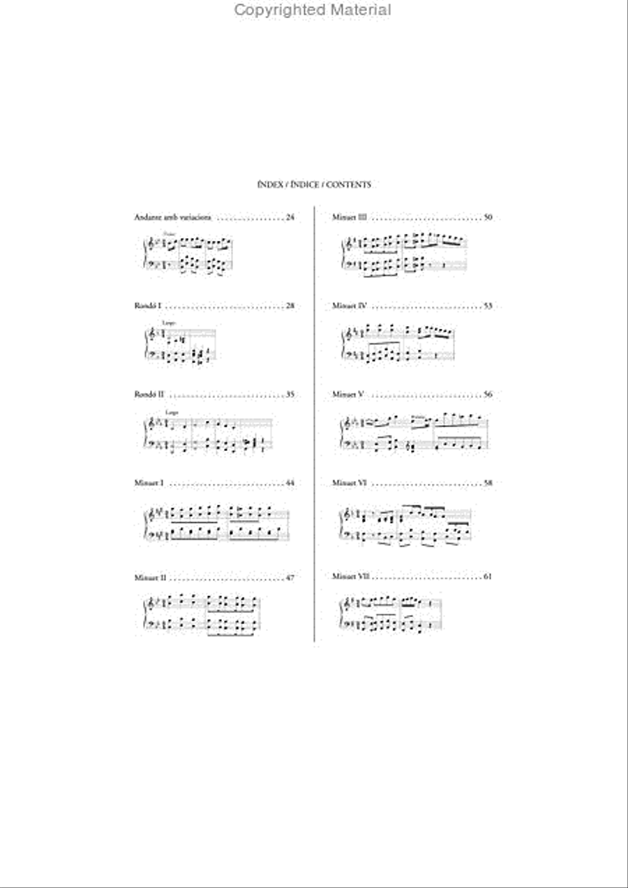 Variacions, rondós i minuets Piano Solo scores gallery preview page 6