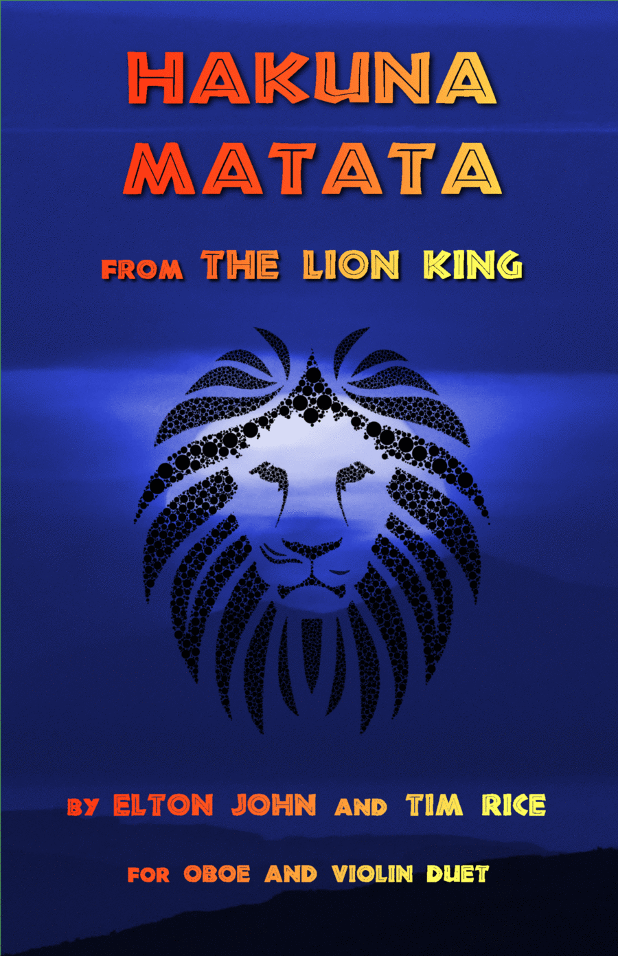 Hakuna Matata Oboe scores gallery preview page 1