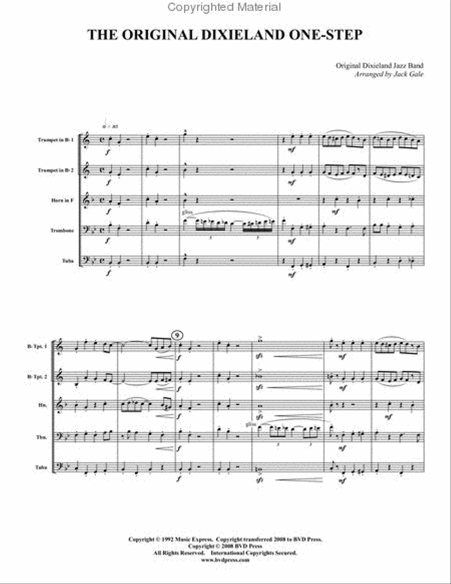 Tales from the Jazz Age Brass Quintet scores gallery preview page 4