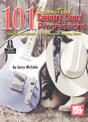 Book cover for 101 Essential Country Chord Progressions