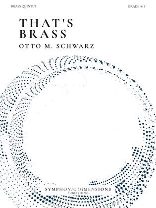 Book cover for That's Brass