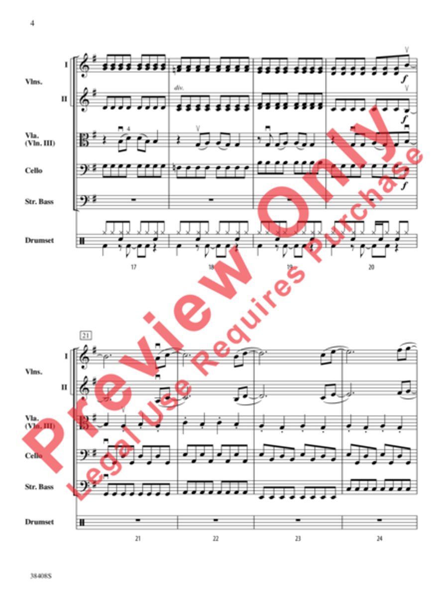 Firework String Orchestra scores gallery preview page 5