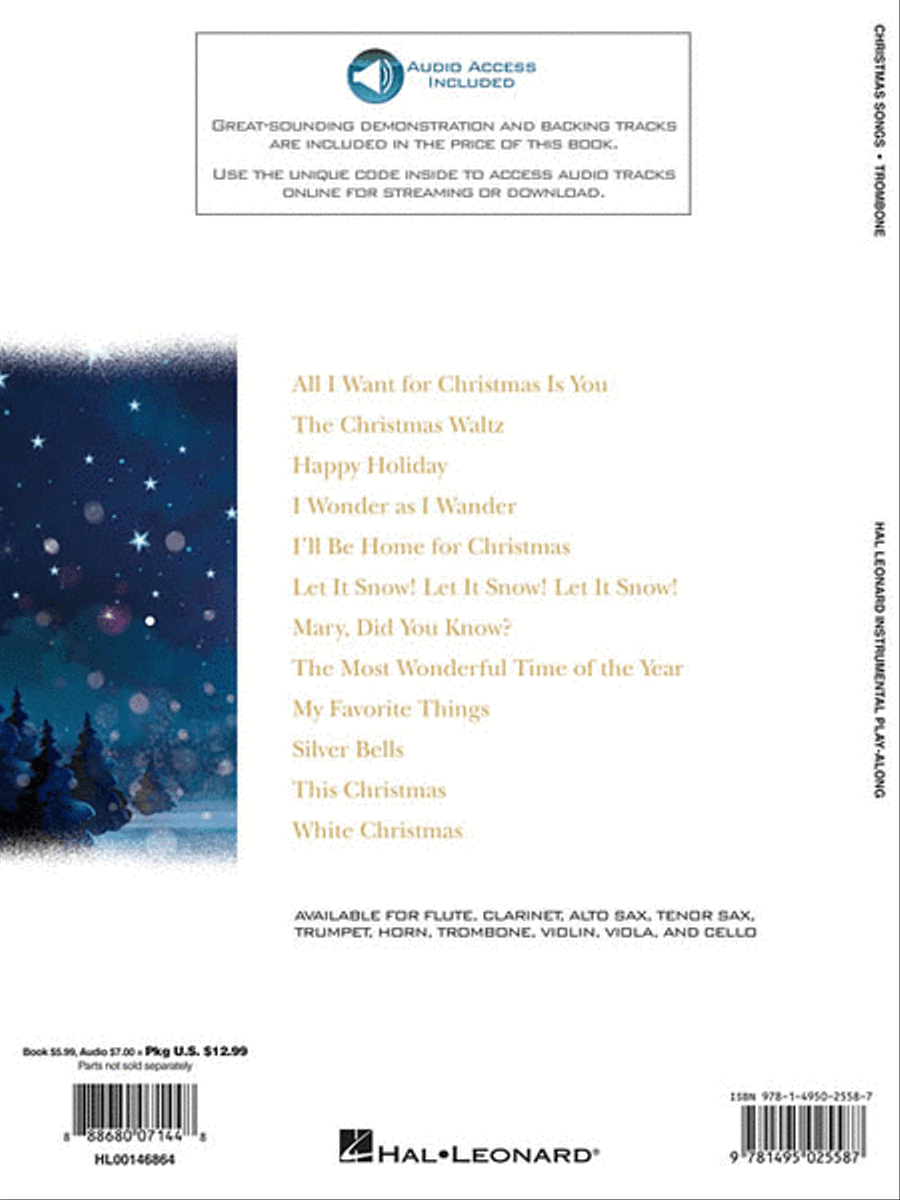 Christmas Songs for Trombone Trombone scores gallery preview page 2