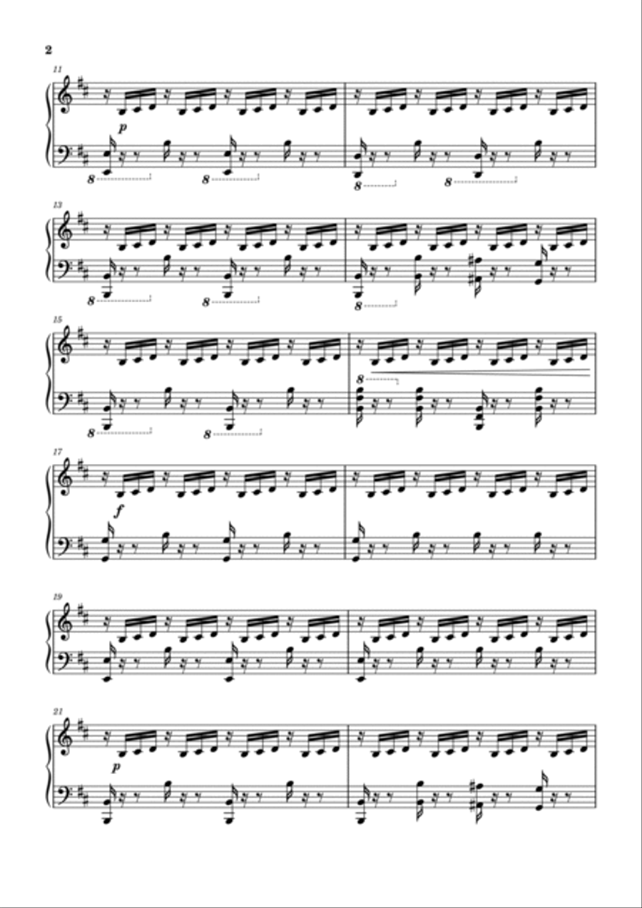 Joker Piano Solo scores gallery preview page 2