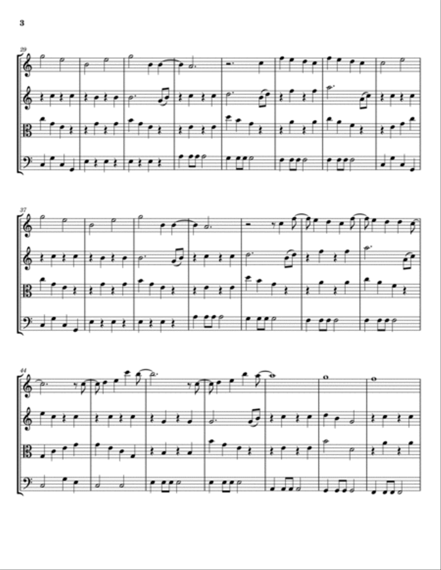 Count On Me String Quartet scores gallery preview page 3