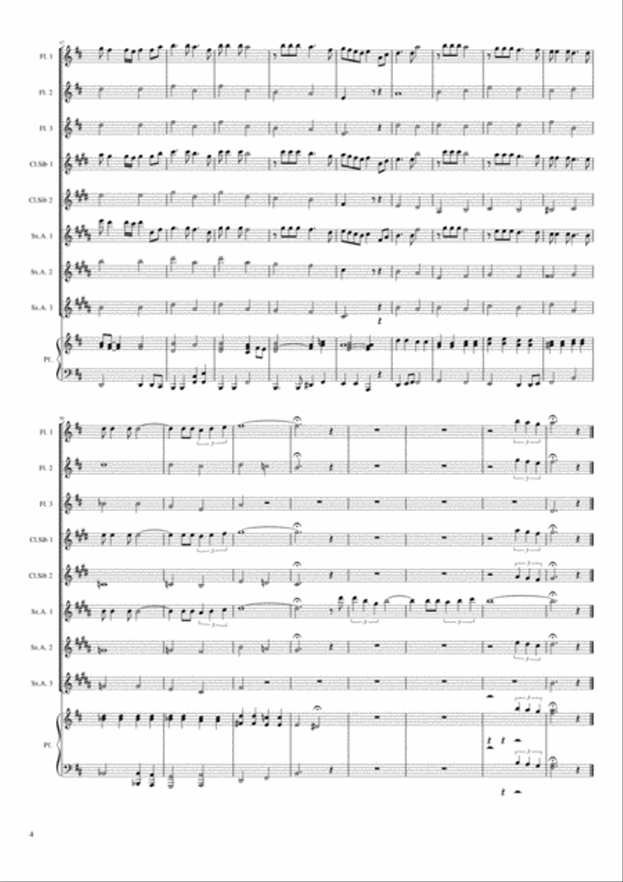 What A Wonderful World Clarinet scores gallery preview page 4
